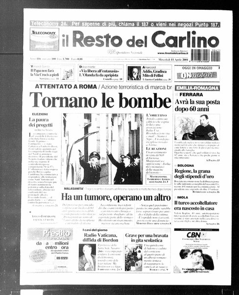 Il Resto del Carlino : giornale dell'Emilia